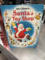 Santa’s Toy Shop Little Golden Board Book (Disney Classic) by Golden Books