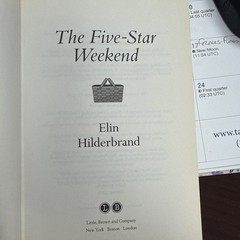 The Five-Star Weekend By Elin Hildebrand 367 Pages @2023 Hard Back Book