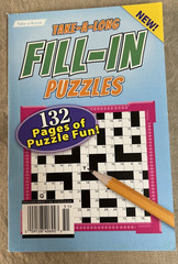 Take a Break Take-a-Long Fill-Ins Puzzles ~ 132 Pages of Puzzle Fun! ~ Feb. 2025