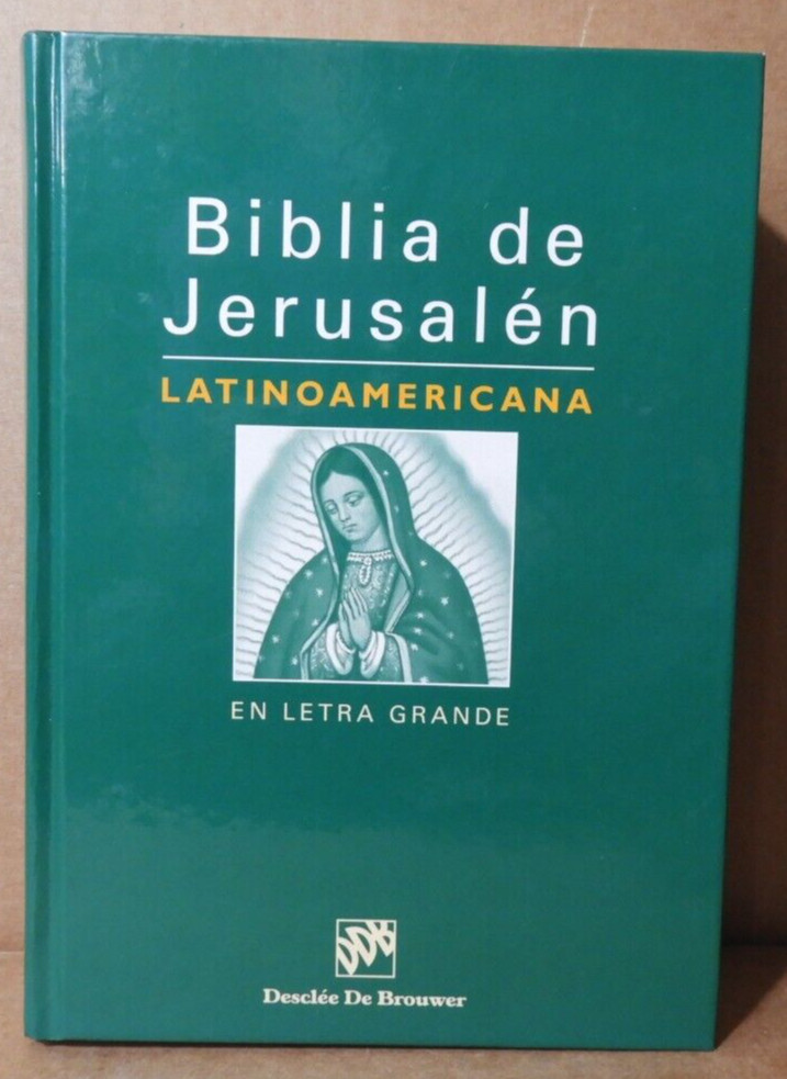 BIBLIA DE JERUSALEN (LATINOAMERICANA) LETRA GRANDE 2007 BILBAO,SPAIN EX!