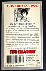 Time Machine #17: Scotland Yard Detective Seymour Reit 1987 VTG 1st Edition