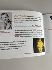 Andy Warhol Coloring Book Prestel Verlag 2011 by Annette Roeder