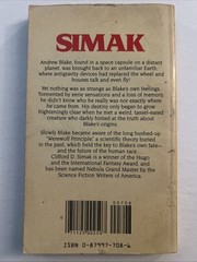 The Werewolf Principle Clifford Simak Vintage 1982 1st DAW #471 Sci Fi Horror