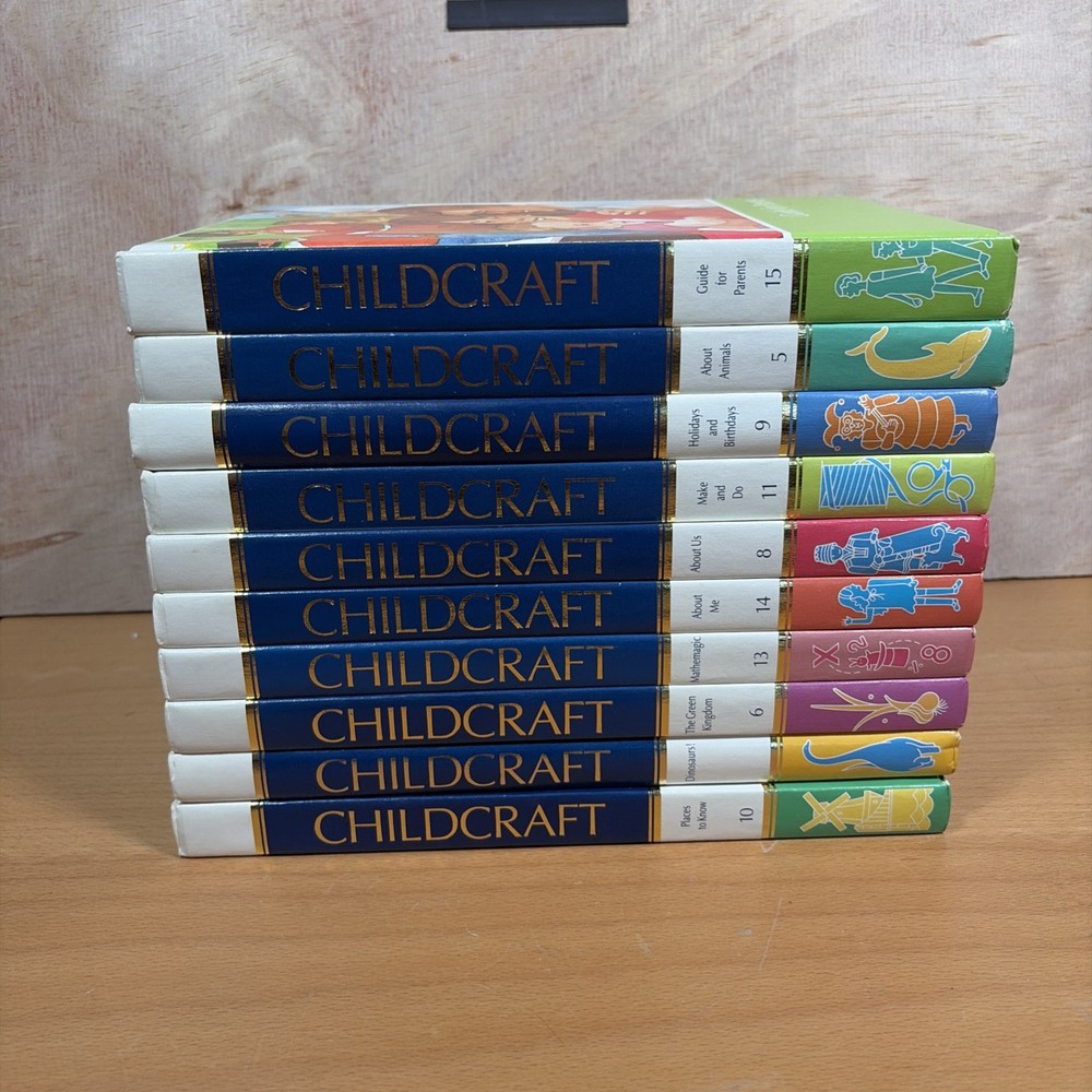 Childcraft How & Why Books Lot Of 10 Hardcover Vintage