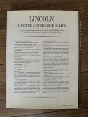 Stefan Lorant Lincoln Picture Story of His Life Revised Hardcover Illus DJ