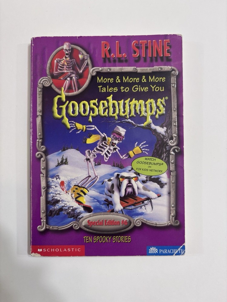 ✨R.L. Stine Goosebumps Ten Spooky Stories Special Edition #6 1997 Book