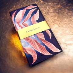 Christian Lacroix Travel Journal Soft Notebook Cascade Pink Blue Vegan Cover
