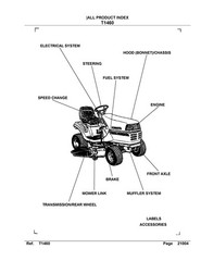 KUBOTA T1460 serial number 39999 and below Parts Manual BINDER – FRONT & BACK