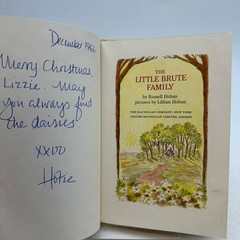 The Little Brute Family Russell Hoban 1966 First Printing Illustrated Macmillan