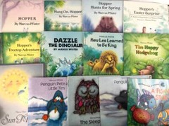 LOT 13 Marcus Pfister Picture Books Fister Hopper Penguin Pete Dazzle Dinosaur
