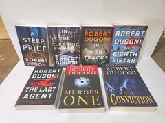 ROBERT DUGONI lot of 7 pb Conviction Last Agent Steep Price Tracks Clearing +++