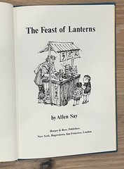 THE FEAST OF LANTERNS By Allen Say – Hardcover ~ 1976