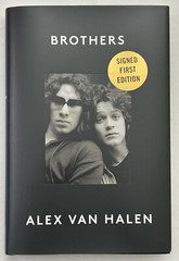 SIGNED Brothers by Alex Van Halen FIRST EDITION/FIRST PRINTING