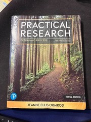 Practical Research: Design And Process 13th Rental Edition Jeanne Ellis Ormrod