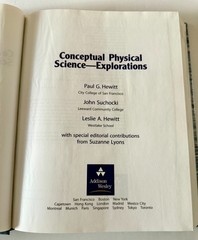 Vintage Conceptual Physical Science-Explorations Textbook 2003 1st Ed 1st Print