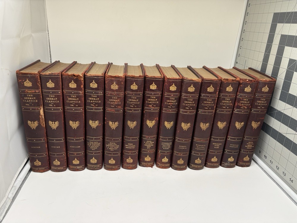 Antique The German Classics Patrons Edition 1-13 volumes 1913-14 Year / Rare
