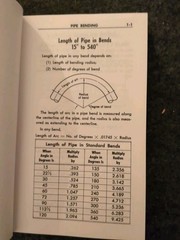Pipefitters Handbook Third Edition – from Exam Books 1967 (E)
