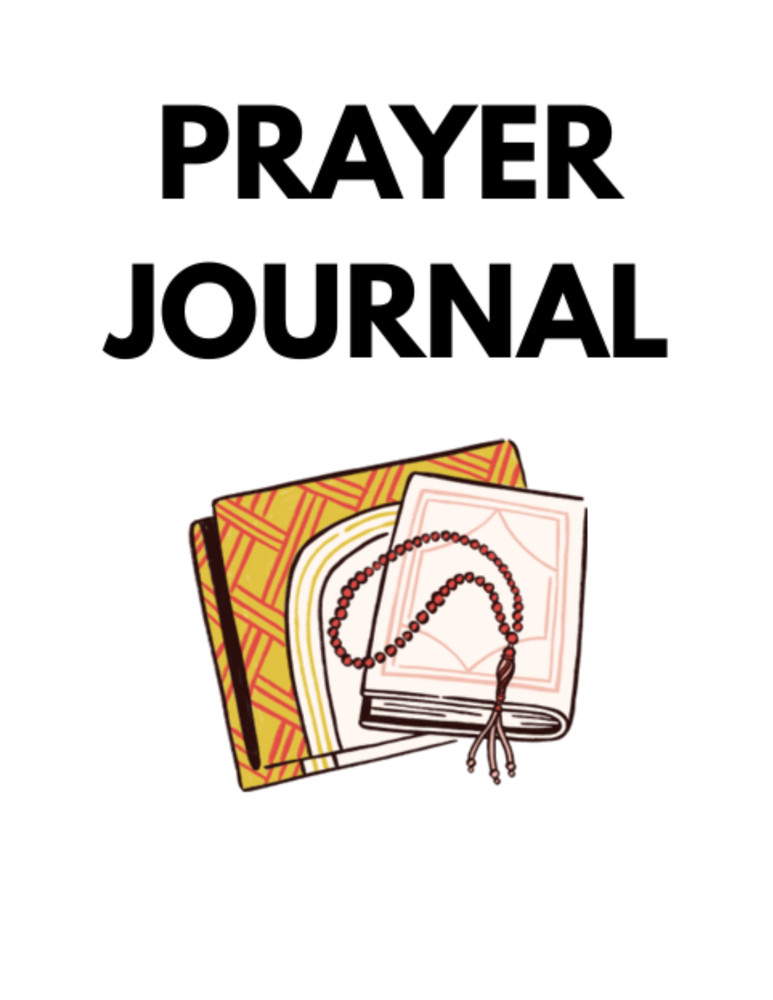 DIGITAL CONTENT PRAYER JOURNAL 140 Pages*PRINTING REQ’D*