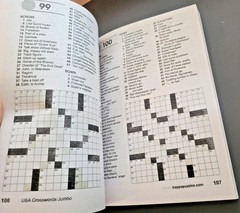 Lot of 3 Jumbo Crossword Books by Kappa -USA & 2 Superbs- 380+ Puzzle Challenges