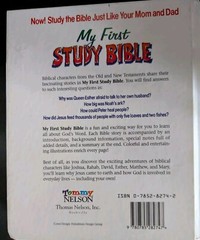 My First Study Bible Book Exploring God On My Own By Paul J Loth 528 Pages