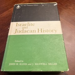 Old Testament Library Hardcover Israelite and Judaean history A3