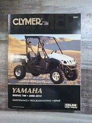 CLYMER Repair Maintenance Manual M291 Yamaha Rhino 700 2008-2012
