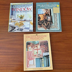 Vintage 90s Window Treatment Home Decor Books Lot of 3 DIY Valance Drapery