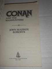 Conan and the Manhunters John Maddox Roberts Barbarian Fantasy Paperback 1994
