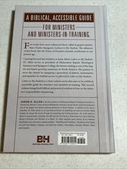 Letters to My Students, Volume 2 : On Pastoring by Jason K. Allen
