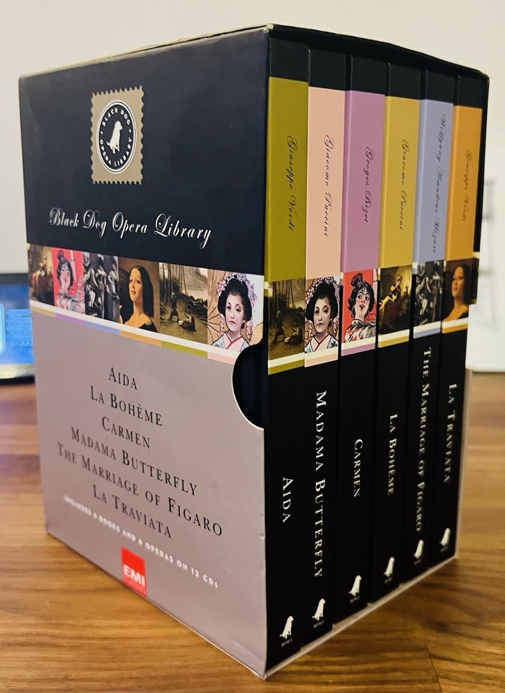 EMI Classics Black Dog Opera Library Deluxe 6 Box Set Hardcover 12 CDs