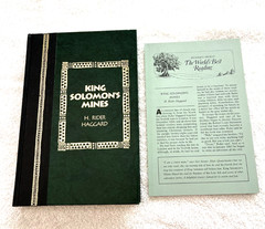WORLD’S BEST READING Reader’s Digest KING SOLOMON’S MINES H Rider Haggard Insert