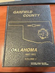 OKLAHOMA GARFIELD COUNTY 1893-1982 VOL. I 512 PAGES! LOTS OLD PHOTOS HC