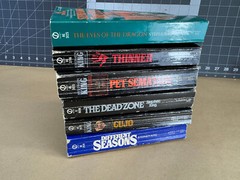 Stephen King PB Lot 6 Vtg Cujo DEAD ZONE Thinner PET SEMATARY Different Seasons