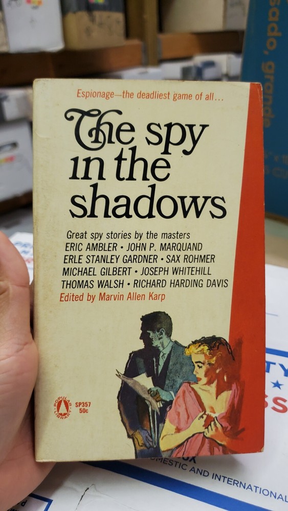 The Spy In The Shadows By Marvin Allen Karp Popular Library 1965 Paperback