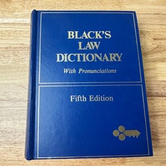 Black’s Law Dictionary Henry Campbell Black 1979 5th Edition West Pub