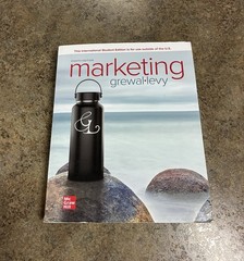 Marketing Eighth Edition by Grewal and Levy International Student Edition