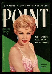 Point Magazine, May 1955: Dolores Donlon Cover, Grace Kelly. Vintage Pulp.
