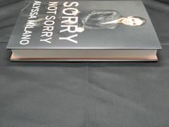 Alyssa Milano Signed 1st Printing HB Book Sorry Not Sorry JSA #TT73420