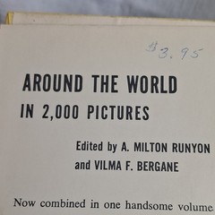 Doubleday Around the World in 2,000 Pictures Revised HC 1959 Illustrated