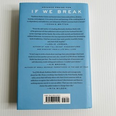 If We Break Kathleen Buhle Hardcover Memoir Addiction Recovery Marriage