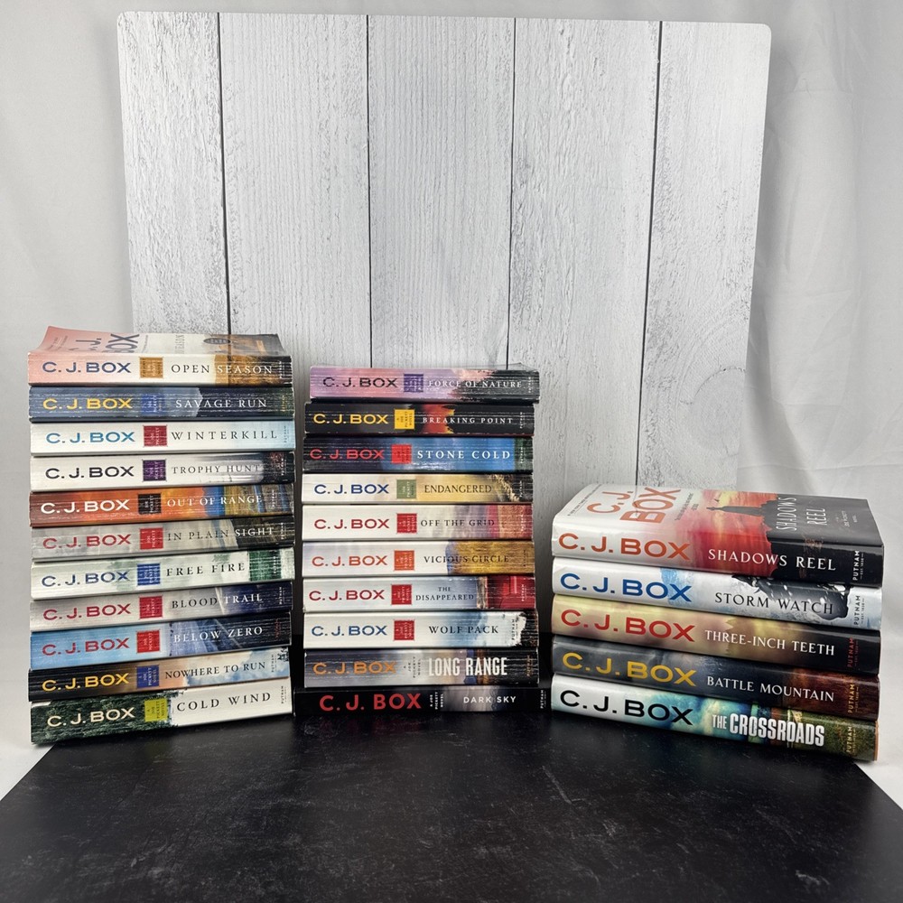 CJ C.J. Box JOE PICKETT Complete Series Lot of 26 (#1-26) Set PB & HC First Ed.