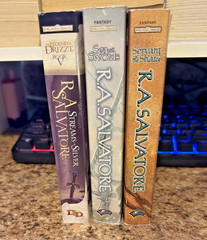 Lot of 12 Forgotten Realms Legend of Drizzt Books Vintage Fantasy R.A. Salvatore
