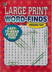 Kappa Large Print Word-Finds Puzzle Books, Largest Selection of Volumes. U-PICK!