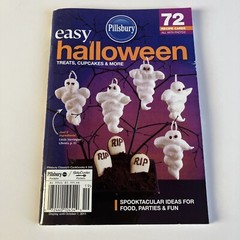Pillsbury Classic Cookbook Easy Halloween 72 Recipe Cards #349 Treats Cupcakes