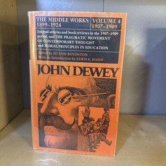 John Dewey – The Middle Works 1899-1924 (10-Volume Complete Set)