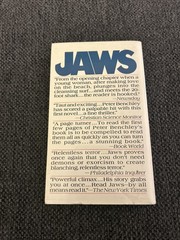 Jaws 1974 Peter Benchley, Bantam Edition Paperback 9th Printing