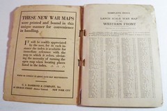 Hammond”s New Combination Large Scale War Maps of the Italian and Western Front