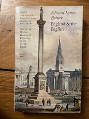 Edward Lytton Bulwer: England And The English Tr Pbk 1970 U Of Chicago Press