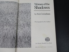 Women of the Shadows Ann Cornelisen 1976 First Edition Atlantic Little Brown