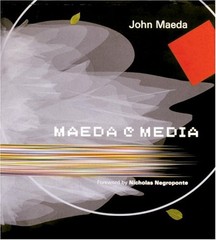 MAEDA @ MEDIA By John Maeda & Nicholas Negroponte – Hardcover **Excellent**